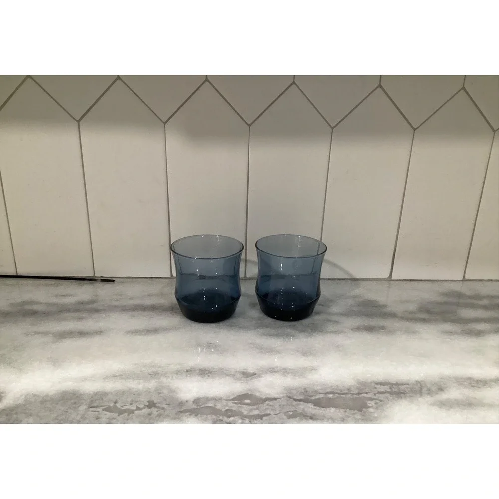 Vintage Libbey Apollo Dusky Blue Small 3